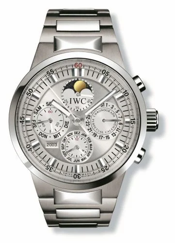 IWC GST Perpetual Calendar Stainless Steel / Silver / German IW3756-21 (IW375621)